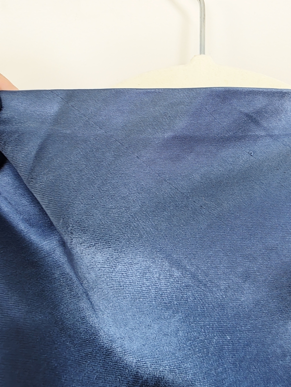 Lulus Exceptional Status Satin Halter Backless Blue Slip Midi Dress Sz Small NWT - Picture 13 of 14